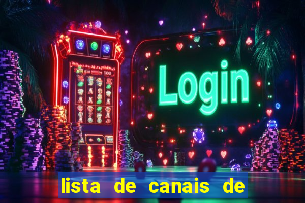lista de canais de esporte iptv