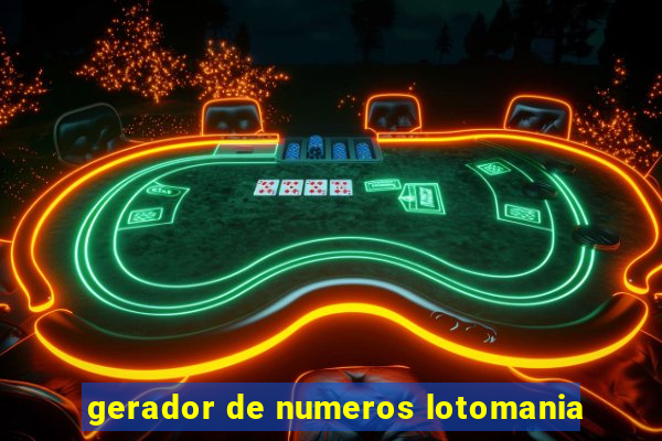 gerador de numeros lotomania