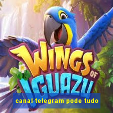 canal telegram pode tudo