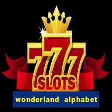 wonderland alphabet comic studio