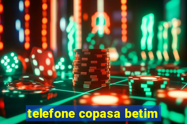 telefone copasa betim
