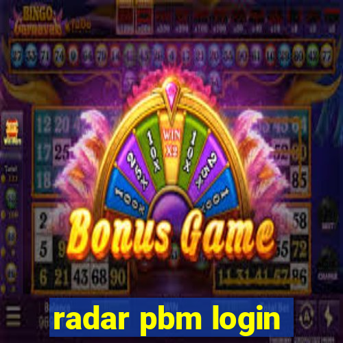 radar pbm login