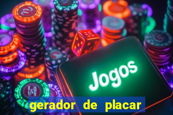 gerador de placar de futebol