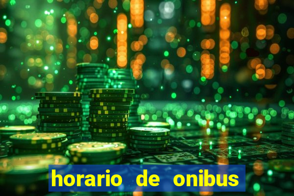 horario de onibus santos dumont x juiz de fora