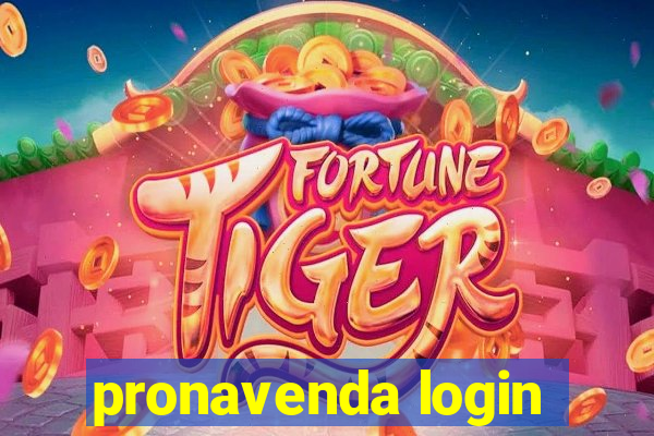 pronavenda login
