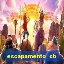 escapamento cb twister 250