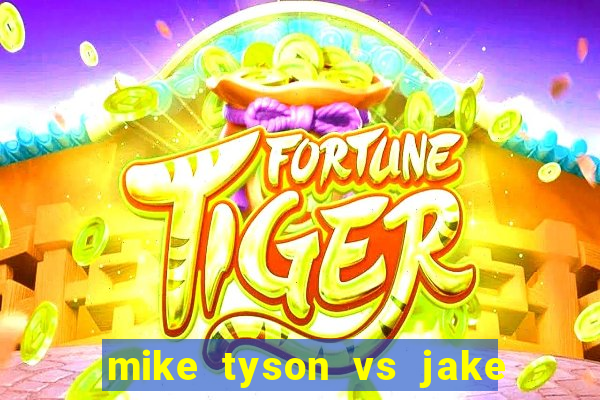 mike tyson vs jake paul assistir online