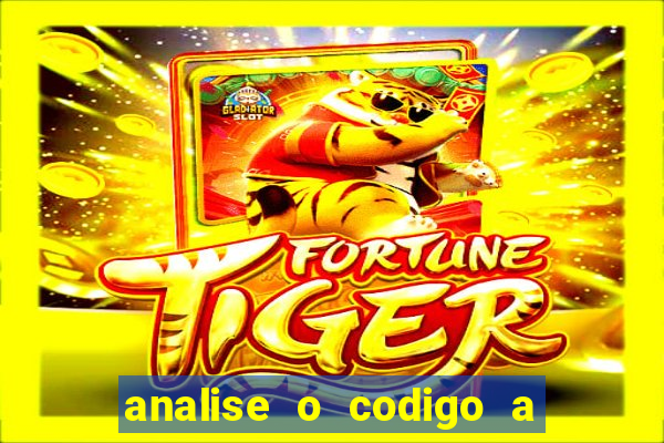 analise o codigo a seguir 1 import javax.swing.joptionpane