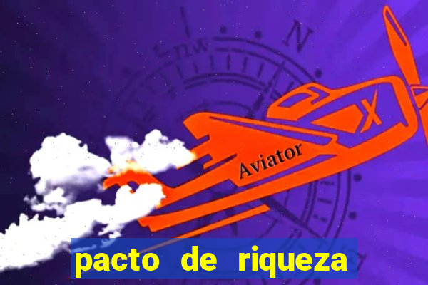 pacto de riqueza com são cipriano