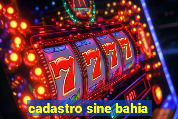 cadastro sine bahia