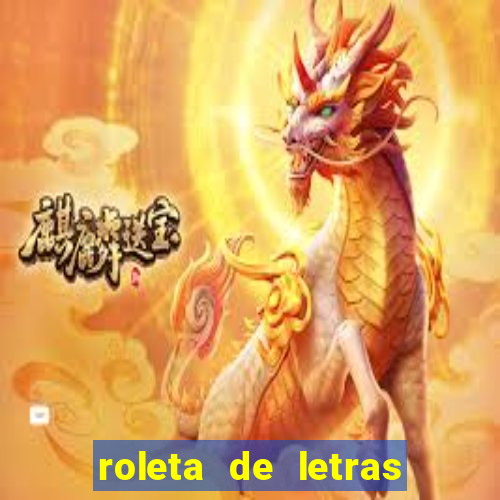 roleta de letras stop online
