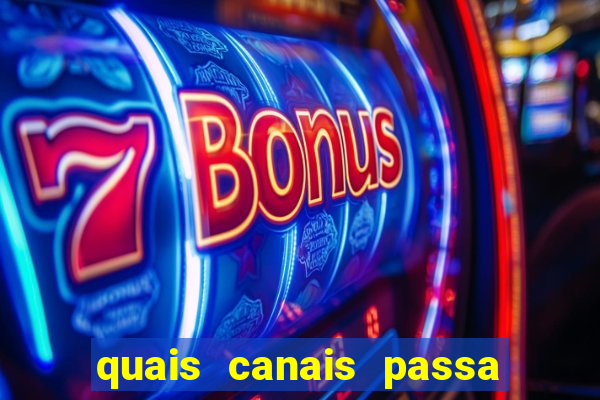 quais canais passa o jogo do inter hoje