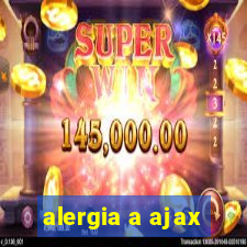 alergia a ajax