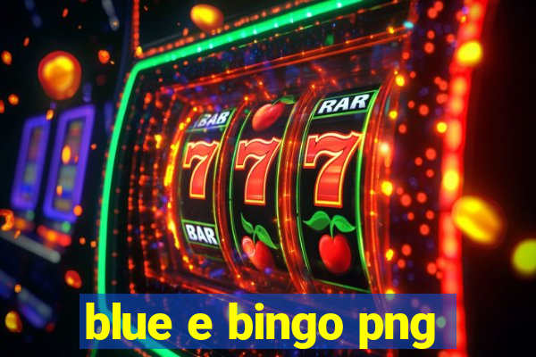 blue e bingo png