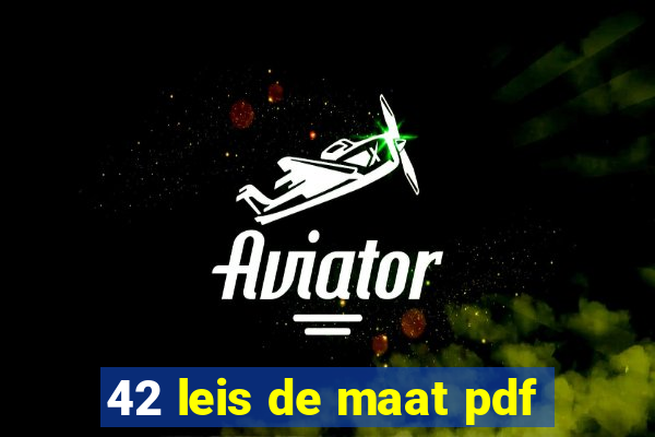 42 leis de maat pdf
