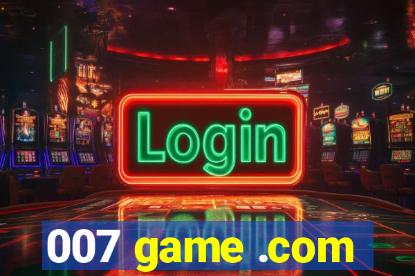 007 game .com