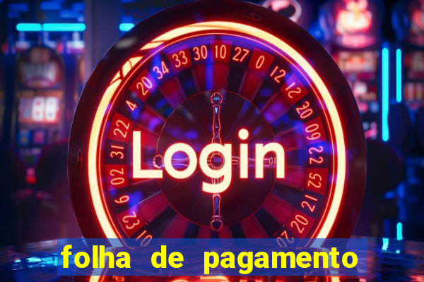 folha de pagamento para preencher word