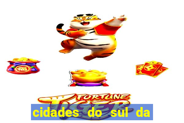 cidades do sul da bahia mapa