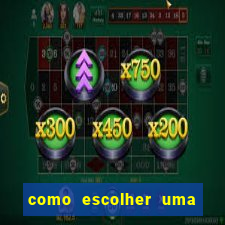 como escolher uma boa cartela de bingo