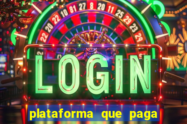 plataforma que paga fortune tiger