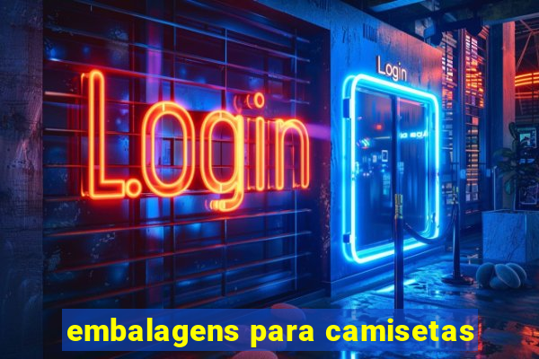 embalagens para camisetas