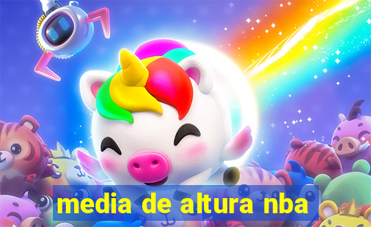 media de altura nba