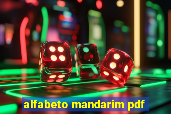 alfabeto mandarim pdf