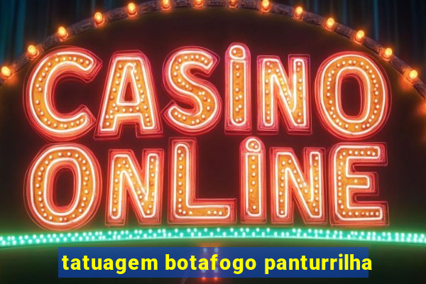tatuagem botafogo panturrilha