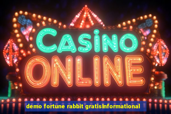 demo fortune rabbit gratisInformational