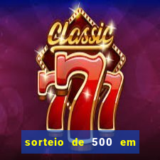 sorteio de 500 em cash toda segunda feira novibet