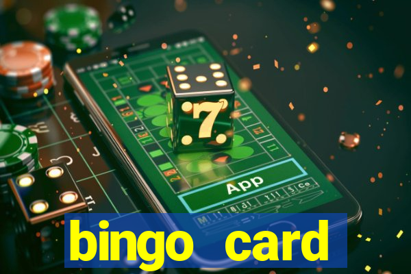 bingo card generator with pictures