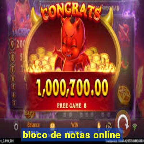 bloco de notas online
