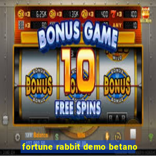 fortune rabbit demo betano