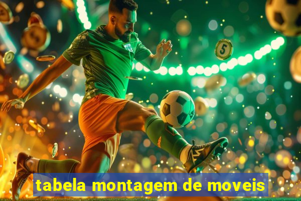 tabela montagem de moveis