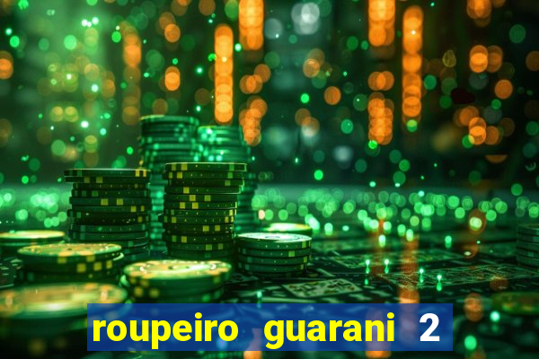 roupeiro guarani 2 portas de correr com espelho