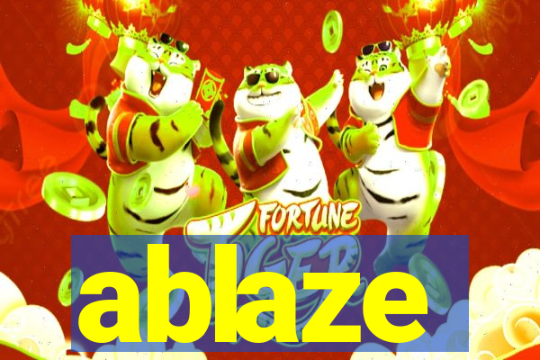 ablaze