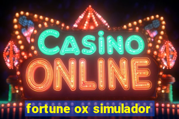 fortune ox simulador