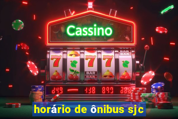 horário de ônibus sjc