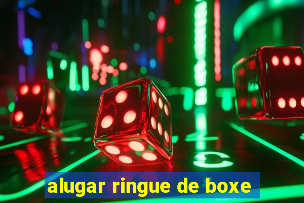 alugar ringue de boxe
