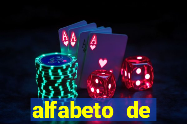 alfabeto de caligrafia bonita