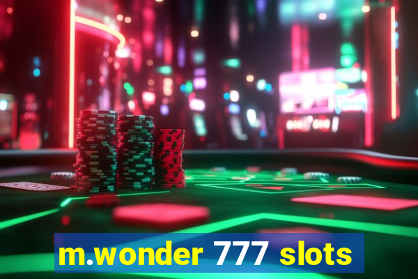 m.wonder 777 slots