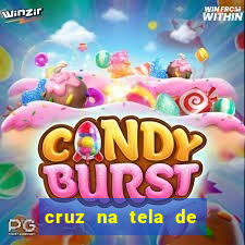 cruz na tela de cruz das