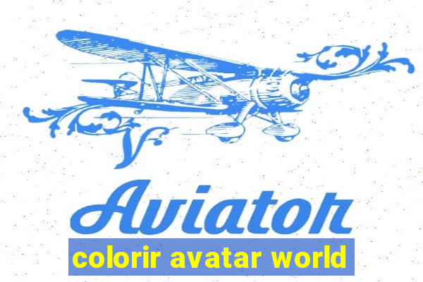 colorir avatar world