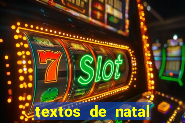 textos de natal para leitura