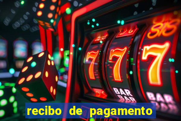 recibo de pagamento em word