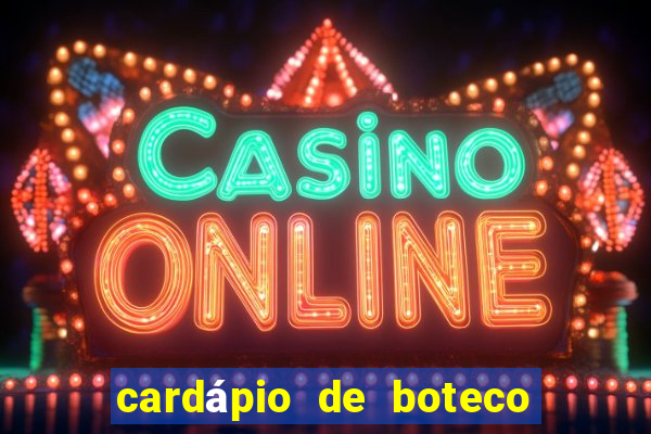 cardápio de boteco pinguim assis brasil