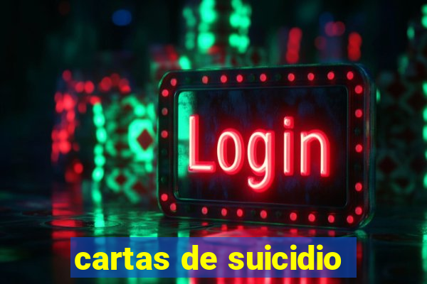 cartas de suicidio