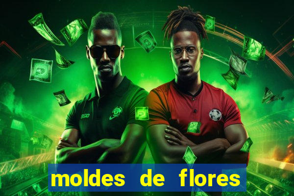 moldes de flores gigantes para imprimir