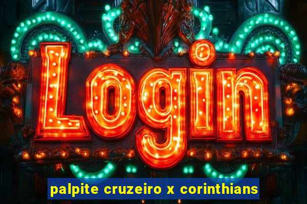 palpite cruzeiro x corinthians