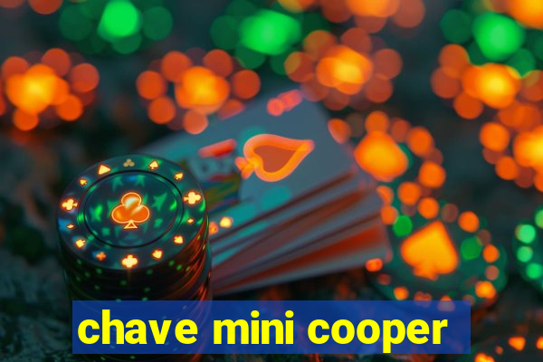 chave mini cooper